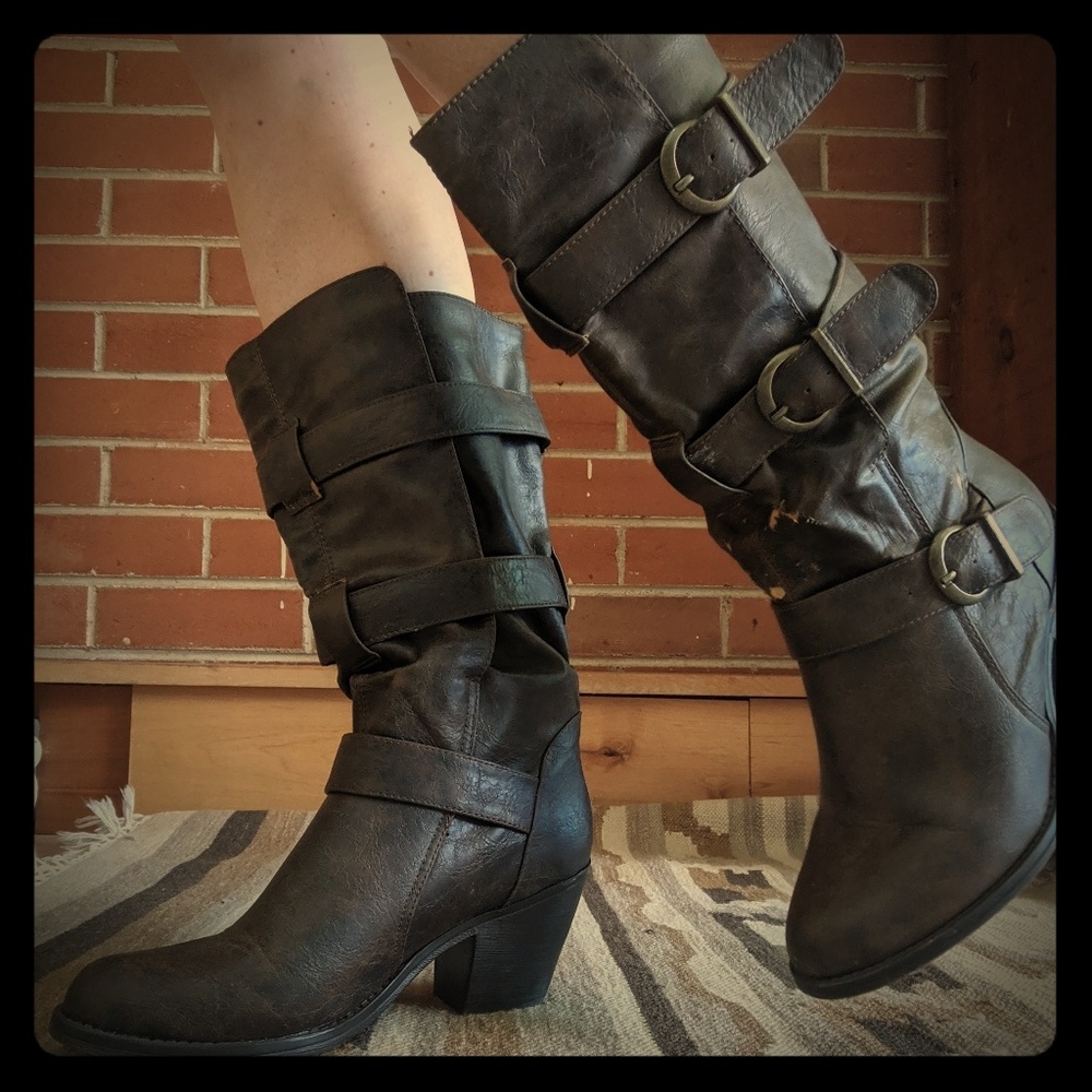 Candies vegan leather boots